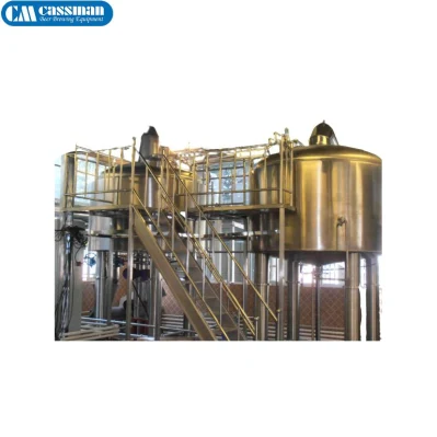 Cassman 30bbl 40bbl 50bbl Grandi attrezzature per la produzione di birra industriale chiavi in ​​mano