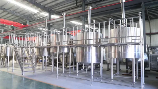 Progetto chiavi in ​​mano da 2000 litri, impianto di produzione di birra industriale, macchina per birrificio