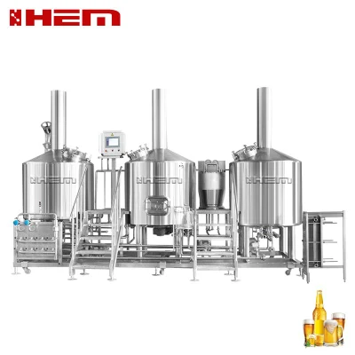 Sistema automatico di produzione di birra compatto 500L 600L 700L 800L 900L 1000L per impianti di produzione di birra